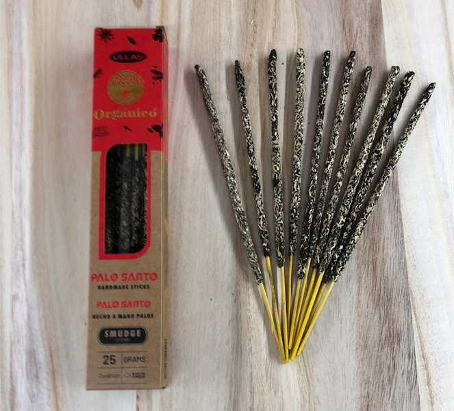 Incienso orgánico Palo Santo Ullas 25 gr Incienso orgánico Palo Santo Ullas 25 gr